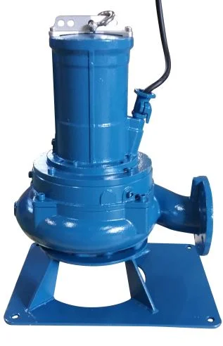 Landustrie model DTP Landustrie dompelpomp met schroefcentrifugaal waaier